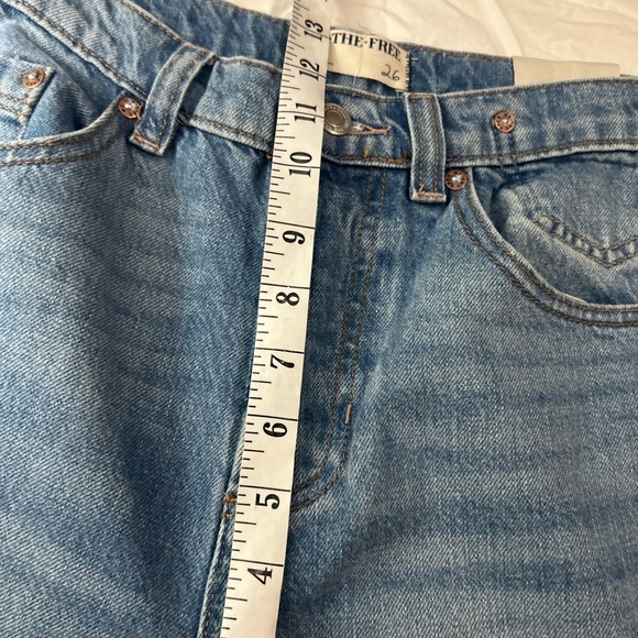 NWT FREE PEOPLE WE THE FREE Eden Slouchy Wide Leg Jeans 26 - Picture 14 of 16
